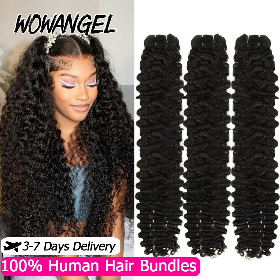Burmese Curly Bundles Human Hair 1/3/4 PCS 10A Human Hair Bundles 28 30 Inch Brazilian Virgin Hair Extensions Single Bundle