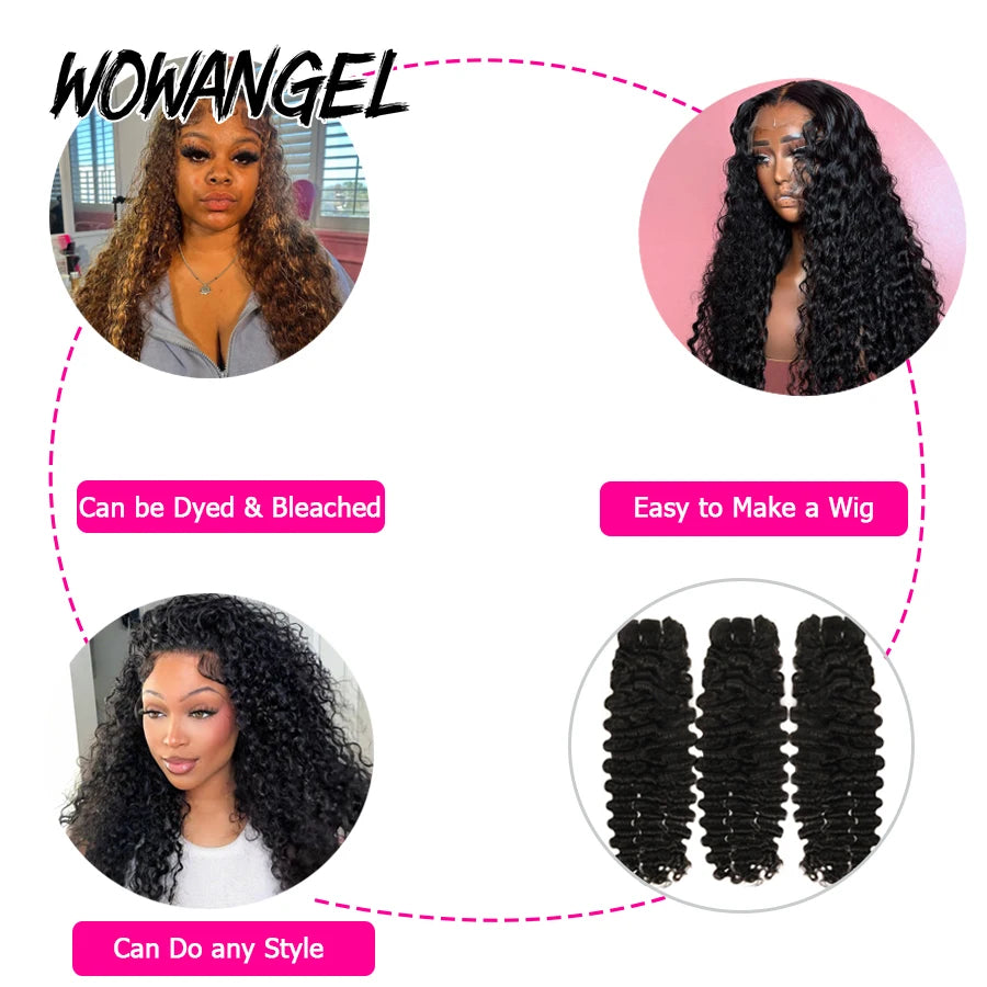 Burmese Curly Bundles Human Hair 1/3/4 PCS 10A Human Hair Bundles 28 30 Inch Brazilian Virgin Hair Extensions Single Bundle